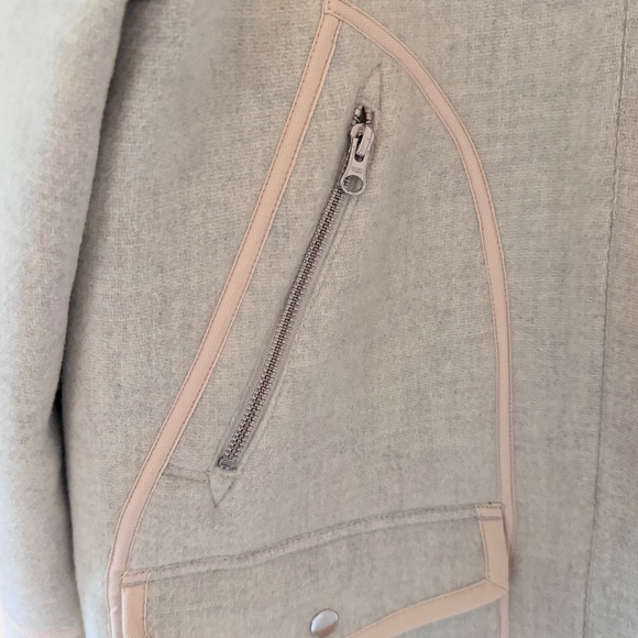 J. Crew Summit Parka Italian Stadium Cloth Wool Nello Gori Size 6 NWT - Picture 3 of 7